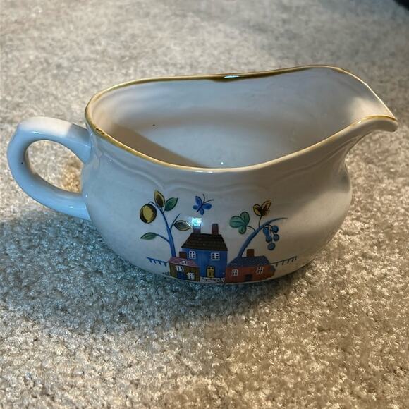 international stoneware japan large creamer Farm Scene vintage "heartland" - Picture 1 of 4